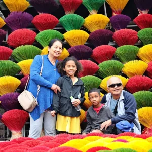 Alternative view of Quang Phu Cau Incense Crafting Village
